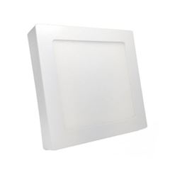 Painel Led em Alumínio 24W de Sobrepor Bivolt Quadrado 4000K Branco DILUX / REF. DI03785