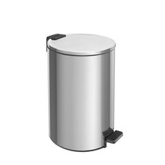 Lixeira em Aço Inox com Pedal Loop 20L Polido e Balde Interno TRAMONTINA / REF. 94547020