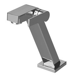 Torneira para Lavatório em Metal de Mesa com Bica Baixa Reta Select Cromado QUALIZ / REF. 90987605006
