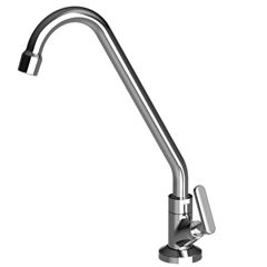 Torneira para Cozinha em Metal de Mesa com Bica Alta 1/2V Urban Ref A Cromado QUALIZ / REF. 90987591006