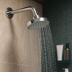 Chuveiro Articulado de Metal 4 Polegadas Redondo Wind Cromado DIMAR / REF. DMR04942