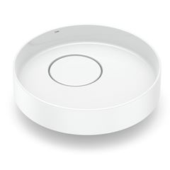 Cuba de Apoio Redonda 39,5cm Designer D4 Branca CELITE / REF. 1381000017300