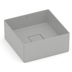 Cuba de Apoio Quadrada 30cm Terra T3 Branca ROCA / REF. A32722N000