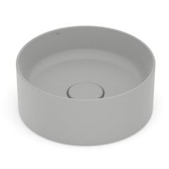 Cuba de Apoio Redonda 30cm Terra T1 Branca ROCA / REF. A32787U000