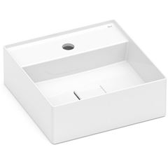 Cuba de Apoio Quadrada 35cm com Mesa Terra T8 Branca ROCA / REF. A32787W000