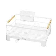 Escorredor de Aço e Prolipropileno para 9 Pratos com Secador Plurale Branco TRAMONTINA/ REF. 61536/200