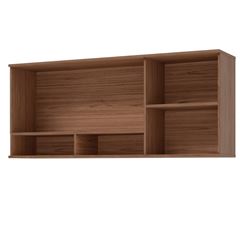 Armário de Cozinha Mdf Aéreo 144x57,6cm com 3 Portas Ágata Freijó Off White MGM / REF. 32476.56