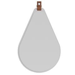 Espelheira MDF 50x76 Gota Branca MGM / REF. 22468.2