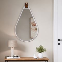 Espelheira MDF 50x76 Gota Branca MGM / REF. 22468.2