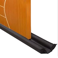 Veda Porta Poliéster 80cm Duplo Preto TCD HOME / REF. 003