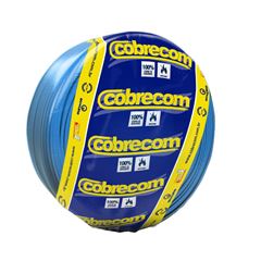Cabo Flexível 4,0mm 25m 750V Azul Claro COBRECOM / REF. 1150602401-25M