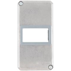 Placa em Alumínio 1 Horizontal para Condulete 1 Polegada TRAMONTINA / REF. 56117041