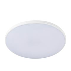 Plafon de Ferro Led 20W Bivolt com 3 Temperaturas Verona Redondo Sobrepor Branco HEVVY / REF. AH-1084/26Y BC