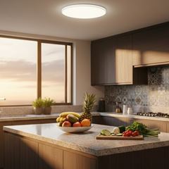 Plafon de Ferro Led 31W Bivolt com 3 Temperaturas Verona Redondo Sobrepor Branco HEVVY / REF. AH-1084/37Y BC