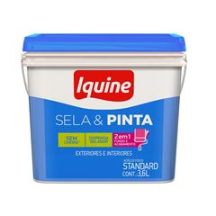Tinta Acrílica Fosca Sela e Pinta 3,6L Retangular Cabure IQUINE / REF. 333337521
