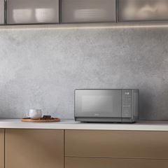 Micro-ondas 1450w 220v 35 Litros MasterCook Prata Porta Espelhada MIDEA / REF. MHP35S2