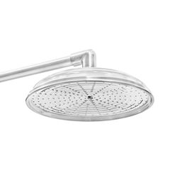 Chuveiro de Aluminio 10 Polegadas Cascata Redondo Polido BIG DUCHA / REF. 9061