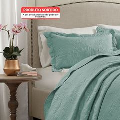 Colcha de Solteiro 1,60x2,40m Milão com 2 Peças Sortimento 12 CORTTEX / REF. 700077-13-3961