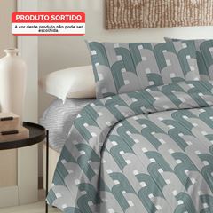Jogo de Cama Solteiro Microtec 200 Fios 3 Peças Sortimento 9 CORTTEX / REF. 700363-25-3922