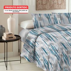 Jogo de Cama Casal Microtec 200 Fios 4 Peças Sortimento 9 CORTTEX / REF. 700363-26-3922