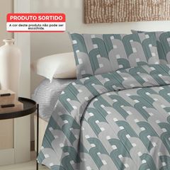 Jogo de Cama Queen Microtec 200 Fios 4 Peças Sortimento 9 CORTTEX / REF. 700363-27-3922