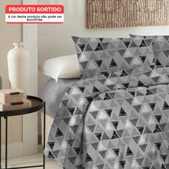 Jogo Cama Solteiro em Algodão Essenciale com 3 Peças Sortimento 4 CORTTEX / REF. 700338-25-3912