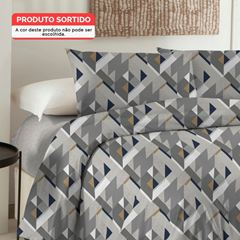 Jogo Cama Solteiro em Algodão Essenciale com 3 Peças Sortimento 4 CORTTEX / REF. 700338-25-3912