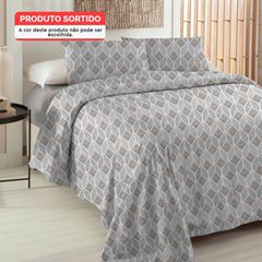 Jogo Cama Casal em Algodão Essenciale com 4 Peças Sortimento 4 CORTTEX / REF. 700338-26-3912