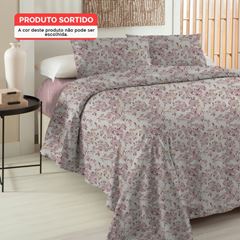 Jogo Cama Queen em Algodão Essenciale com 4 Peças Sortimento 4 CORTTEX / REF. 700338-27-3912