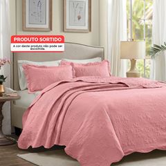 Colcha de Casal 2,20x2,40m Milão com 3 Peças Sortimento 12 CORTTEX / REF. 700077-14-3961