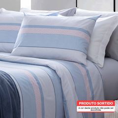 Jogo de Cama Solteiro em Algodão Attuale 150 Fios com 3 Peças Sortimento 7 CORTTEX / REF. 700238-25-3931