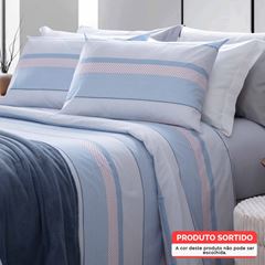 Jogo de Cama Casal em Algodão Attuale 150 Fios com 4 Peças Sortimento 7 CORTTEX / REF. 700238-26-3931