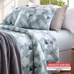 Jogo de Cama Queen em Algodão Attuale 150 Fios com 4 Peças Sortimento 7 CORTTEX / REF. 700238-27-3931