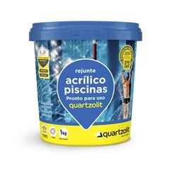 Rejunte Acrílico 1kg para Piscina Branco Quartzolit / REF. 0761.00000.0006CX