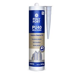 Adesivo Selante 360g PU 40 Polyfort Cinza PULVITEC / REF. PU679