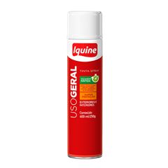 Tinta Spray Uso Geral Fosco 400ml Branco IQUINE / REF. 334000265
