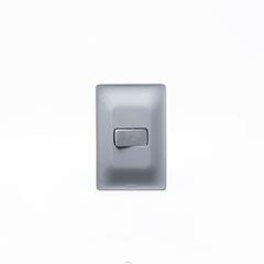 Interruptor 4x2 1 Tecla Paralelo 10A Zeffia Cinza PIAL / REF. 680105CZ