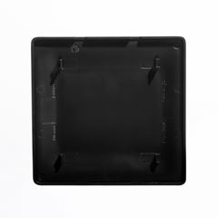 Placa 4x4 Cega Zeffia Preta PIAL / REF. 680173PT