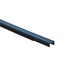 Canaleta Sistema X 20x12mm 2m com Adesivo Zeffia Preta PIAL / REF. 30802ADXPT