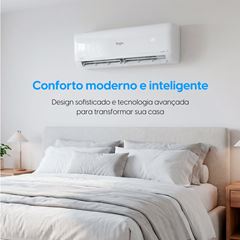 Ar Condicionado Split Evaporadora e Condensadora 9000 BTUss Inverter Eco III com WI-FI Integrado ELGIN / REF. 45HJFE09C2CG/45HJFI09C2WG