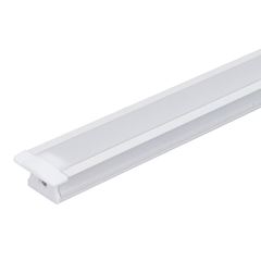 Perfil em Alumínio de Embutir Pop para Fita LED 3 Metros Branco GAYA / REF. 7384