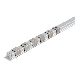 Perfil em Alumínio de Embutir 8mm Baby para Fita LED 3 Metros Prata GAYA / REF. 1268