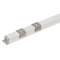 Perfil em Alumínio de Sobrepo 8mm Baby para Fita LED 2 Metros Prata GAYA / REF. 1263