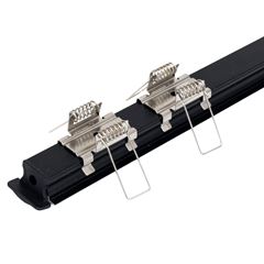 Perfil em Alumínio de Embutir Pop para Fita LED 3 Metros Preto GAYA / REF. 7387