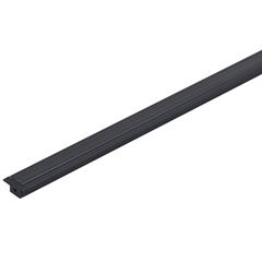 Perfil em Alumínio de Embutir 8mm Baby para Fita LED 2 Metros Preto GAYA / REF. 1273