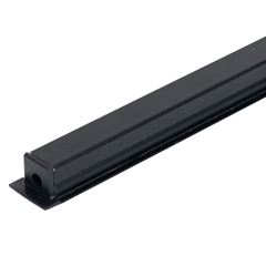 Perfil em Alumínio de Soprepor 8mm Baby para Fita LED 2 Metros Preto GAYA / REF. 1276