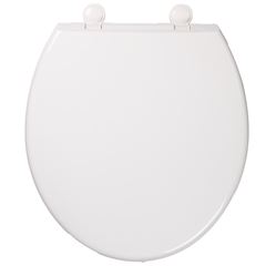 Assento Sanitário em Polipropileno com Fechamento Suave Oval Branco ATLAS / REF. AT4063-2