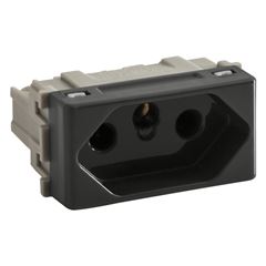 Módulo Tomada 2P+T Liz 10A 250V Grafite TRAMONTINA / REF. 57215/040