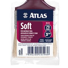 Trincha Especial Soft de Cerdas Naturais 3 Polegadas ATLAS/ REF. 355/7