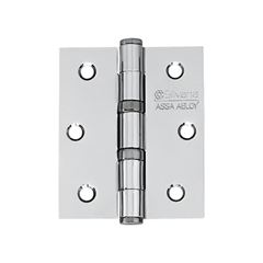 Dobradiça Aço 3.1/2 X 3 Cartela com 3 891 Cromada - Ref.93843 - SILVANA